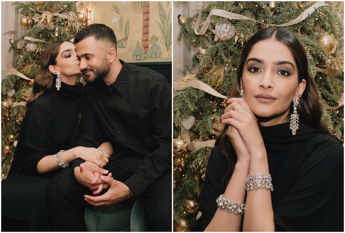 New Year 2022: Sonam Kapoor welcomed the new year in a romantic way shared pictures with husband Anand Ahuja