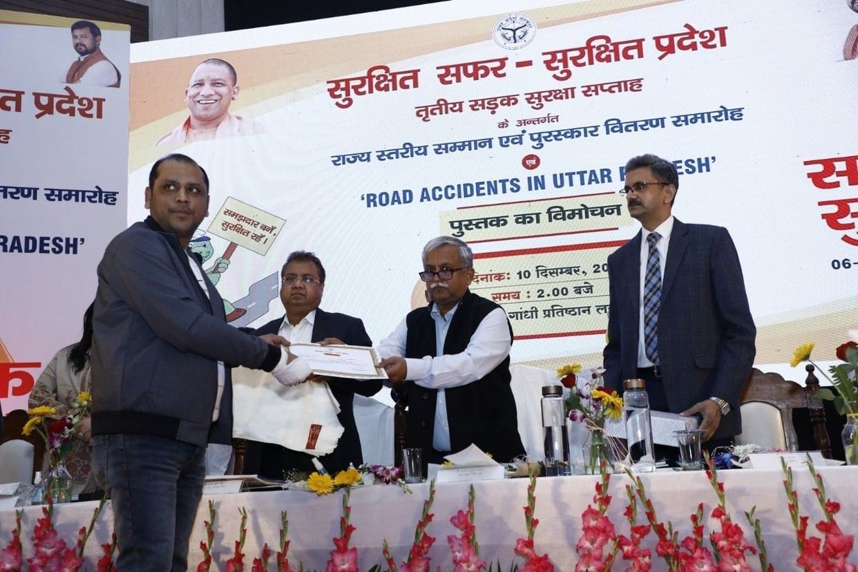 Aligarh: Aman honored for saving more than 400 lives