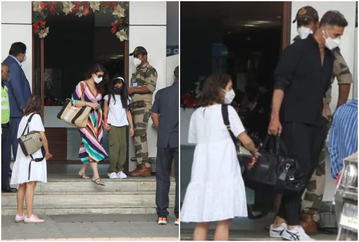 Akshay Kumar Twinkle daughter Nitara return from Maldives post vacation