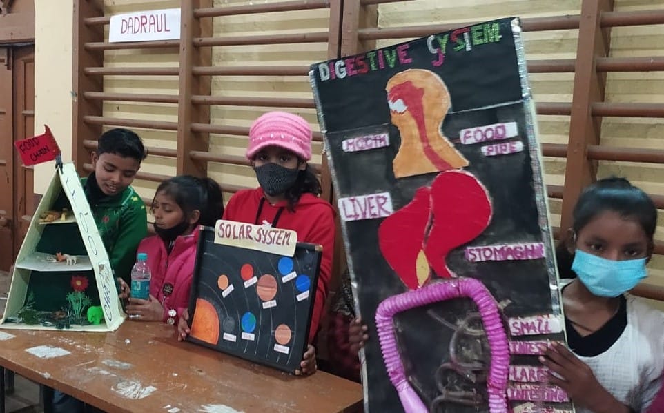 Students presented models in science exhibition