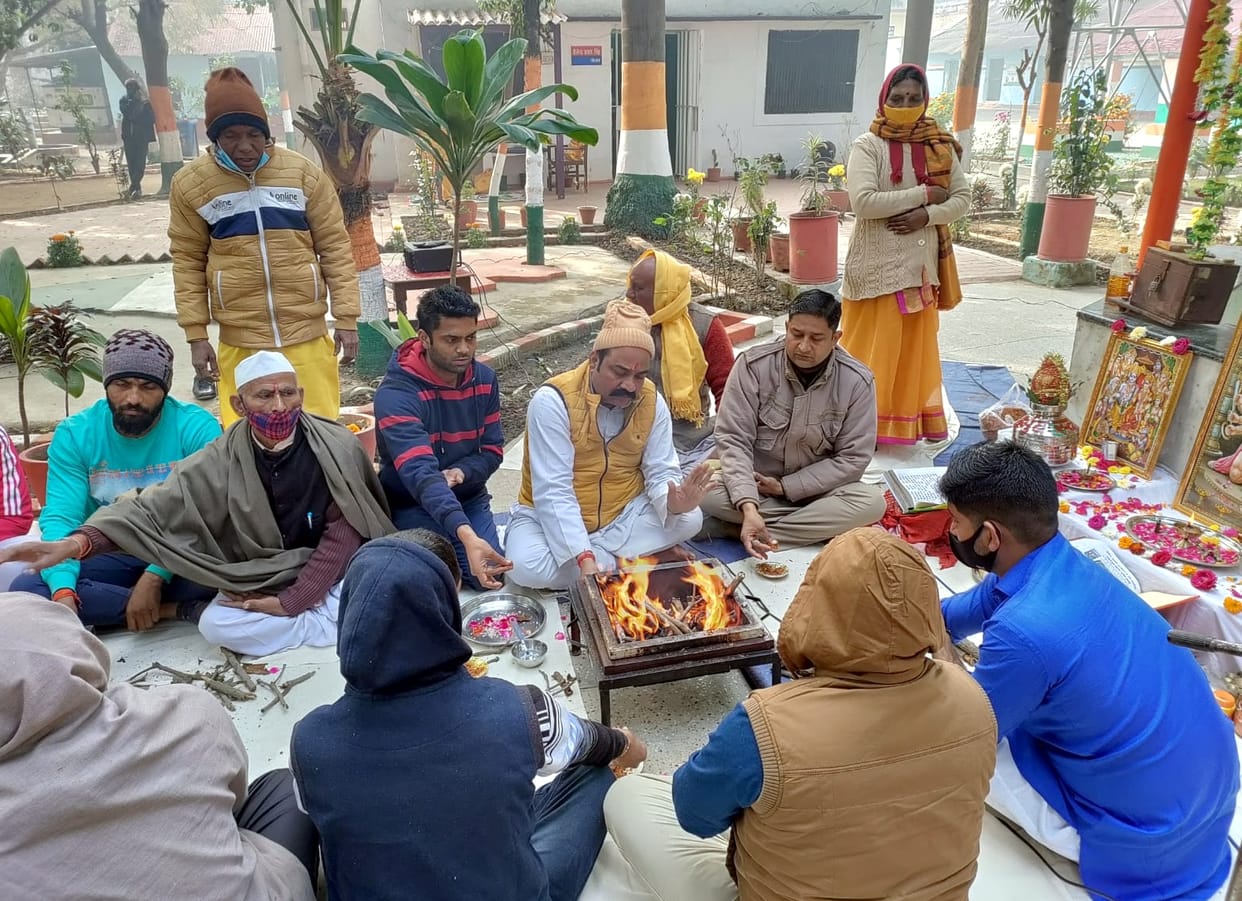 Havan took place in jail, prisoners made sacrifices