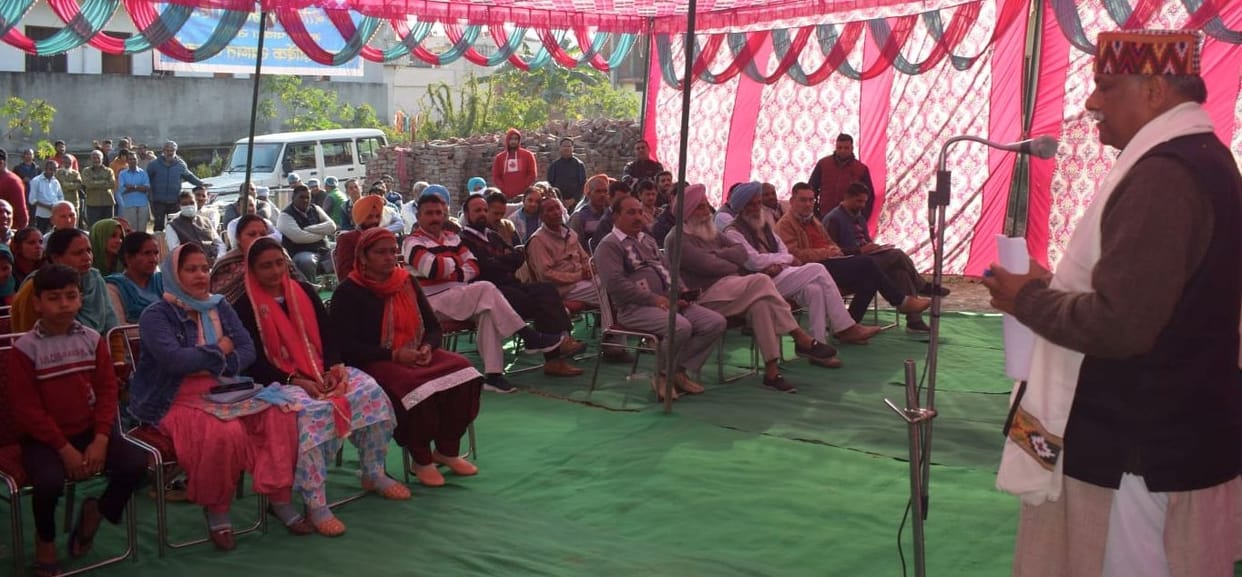 24 crore to 60 tubewells will be installed: Sukh Ram