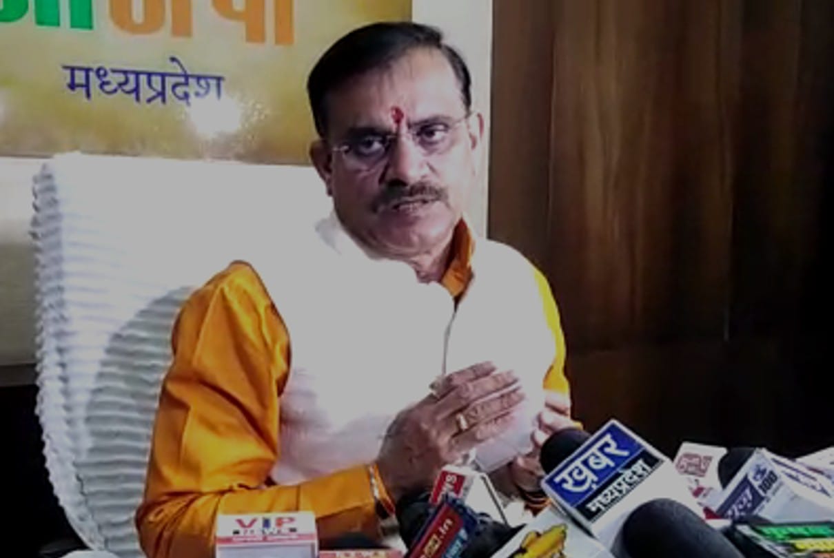 Bhopal: BJP state president warned of corona crisis with new year greetings, appealed to be more alert
