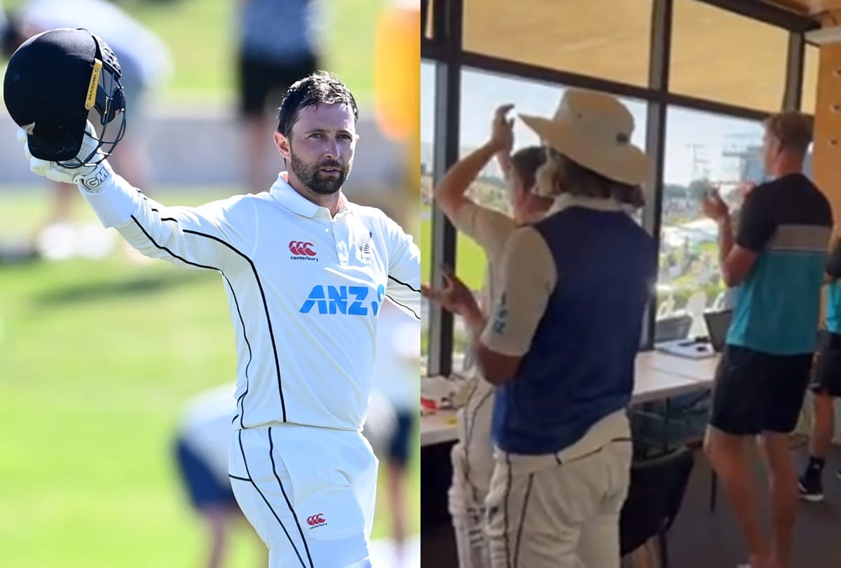 NZ vs BAN: Devon Conway Gets Standing Ovation From Teammates After Becoming First Centurion Of 2022