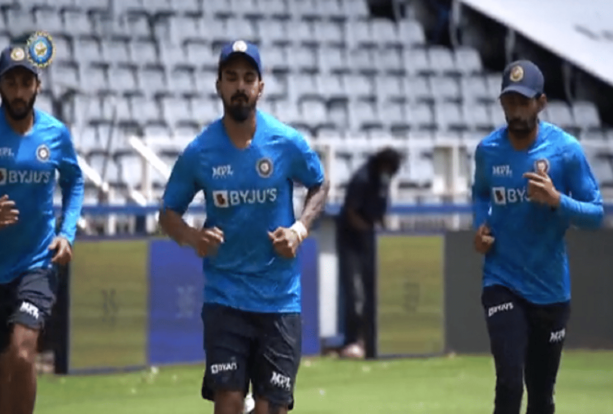 Indian cricket team sweat it out at Wanderers stadium during their 1st practice session BCCI Shares Video