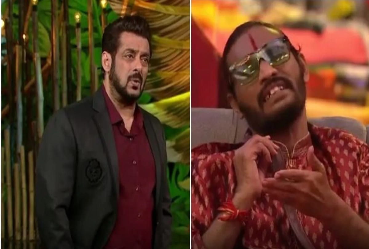 Salman khan cracks jokes at Abhijit Bichukale calls him sukha hua Nana Patekar