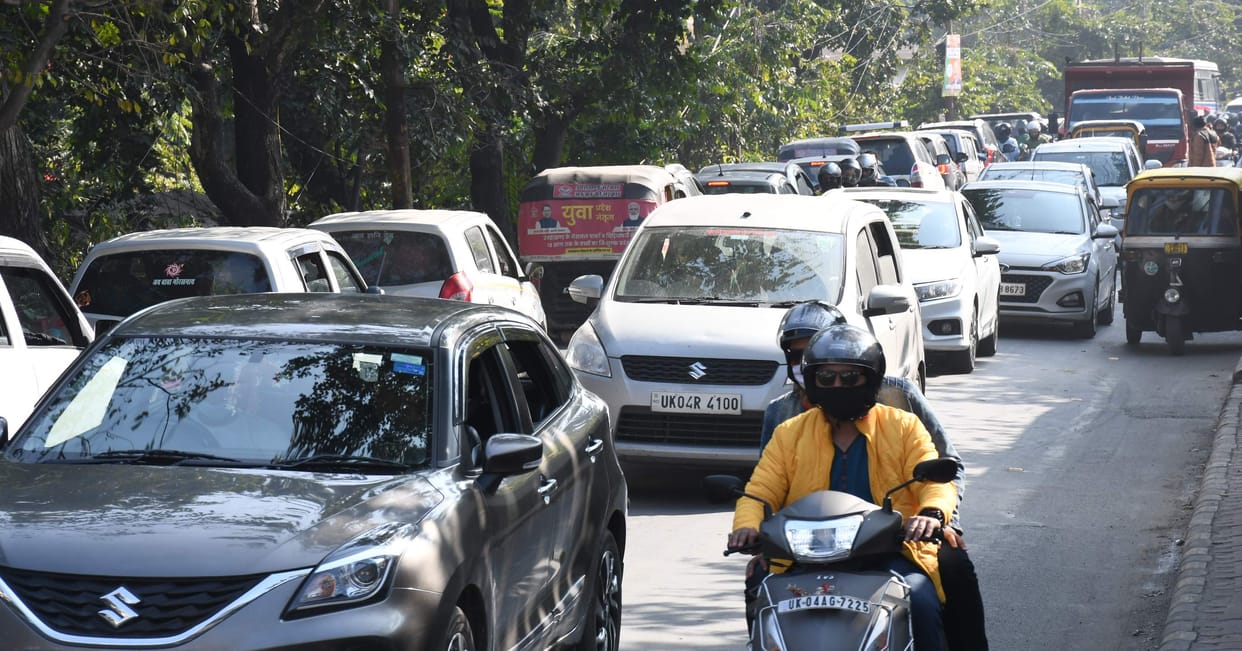Nore Traffic From Haldwani To Nainital