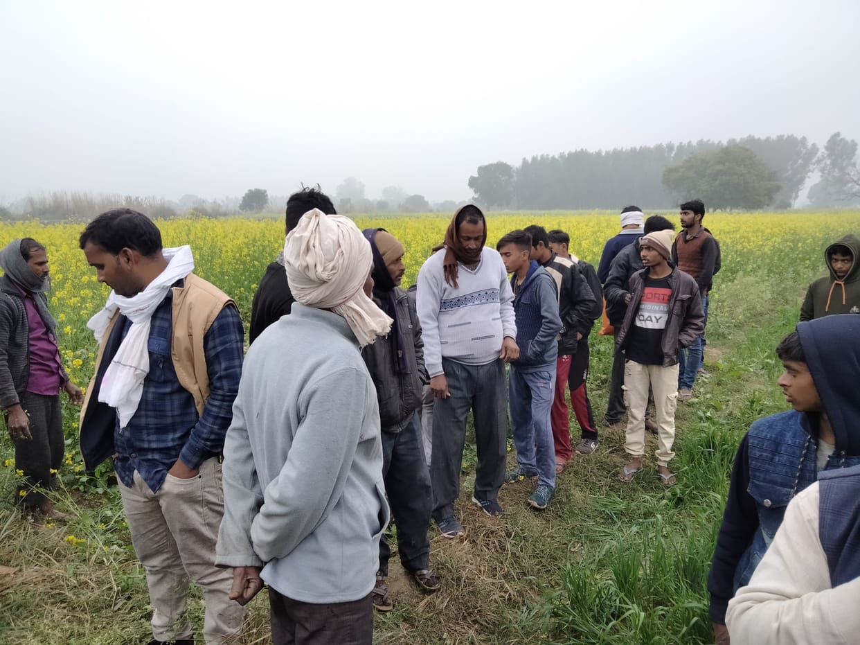 The dead body of an elderly woman was found in the field, the mother of the former head had gone missing three days ago.