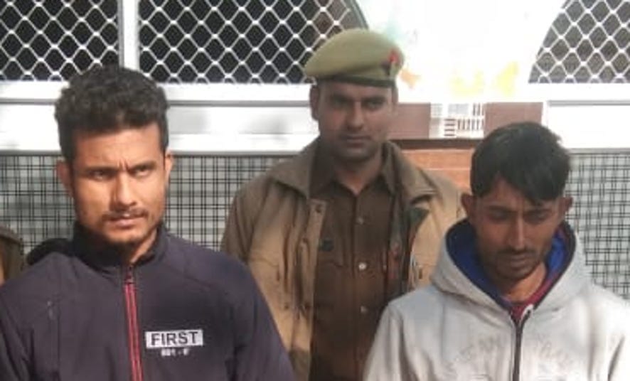 Both the miscreants who shot the bike rider arrested