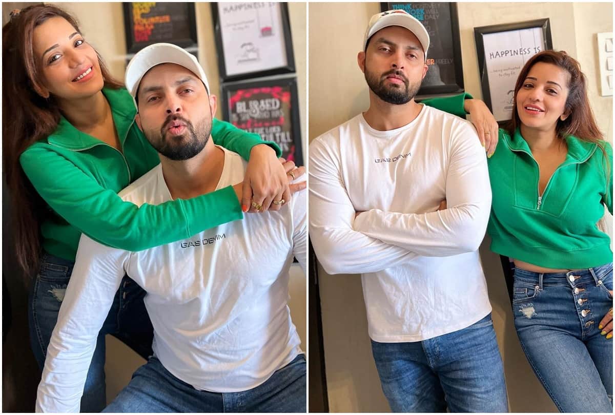 Bhojpuri: Monalisa shared beautiful pictures wearing a saree husband Vikrant Singh lost his heart after seeing the actress style