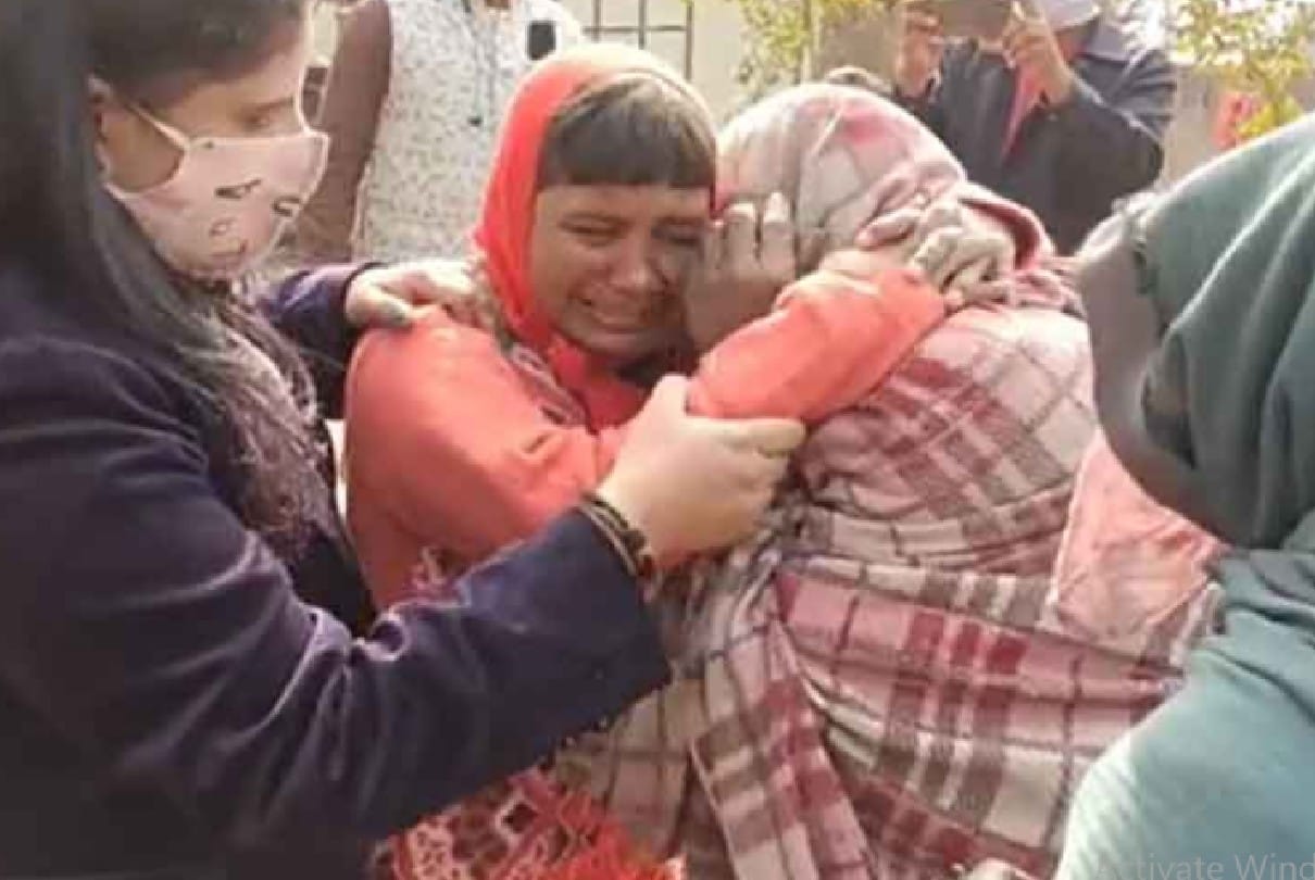 Mandsaur: A deranged woman went missing seven months ago, reached Mandsaur, searched the family from Google