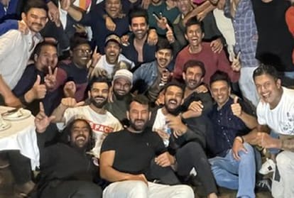 IND vs SA Coach Rahul dravid sits on floor in Team India Group photo