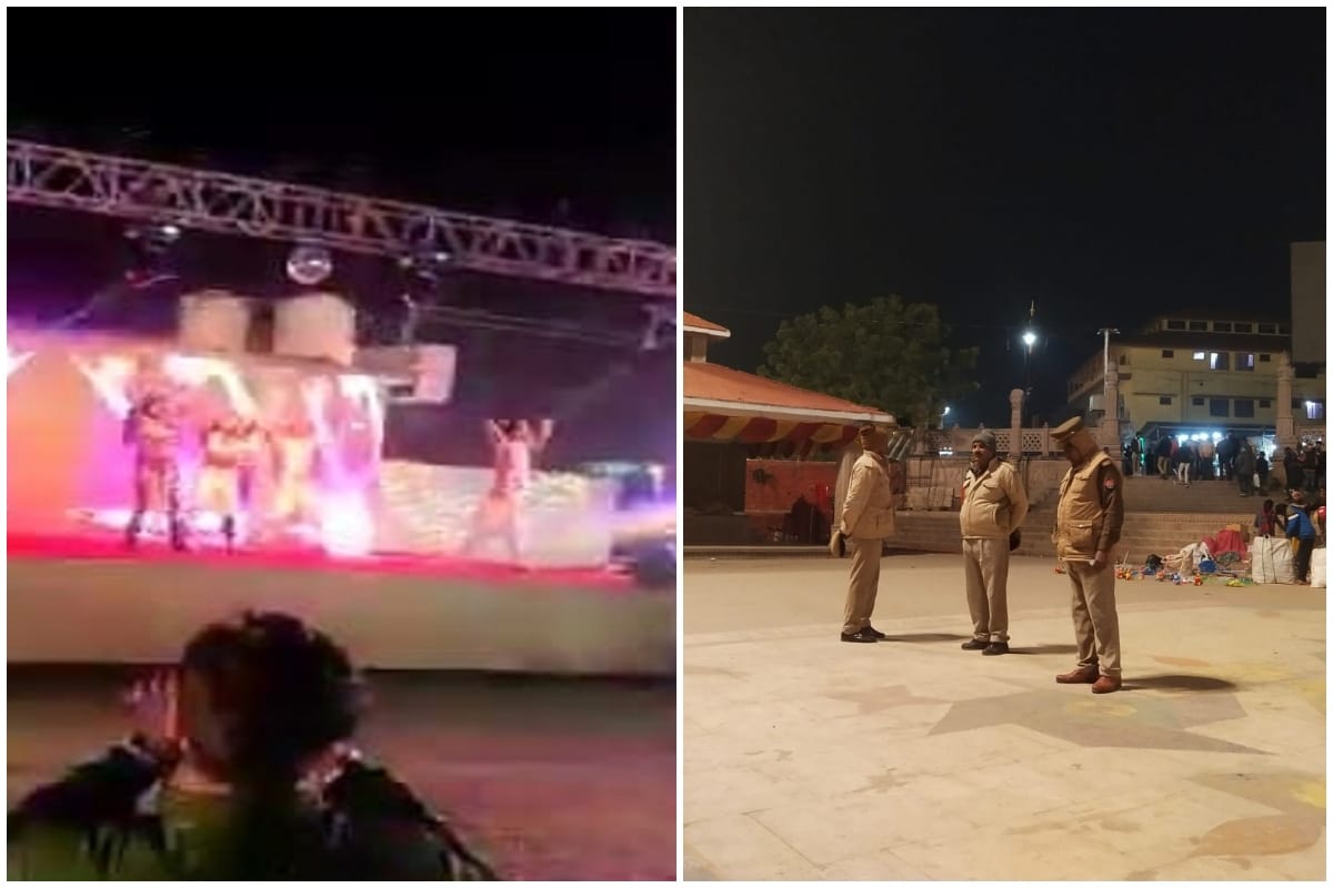 new year 2022 party varanasi dance and liquor party in hotels Even after ban people ran away after police raid