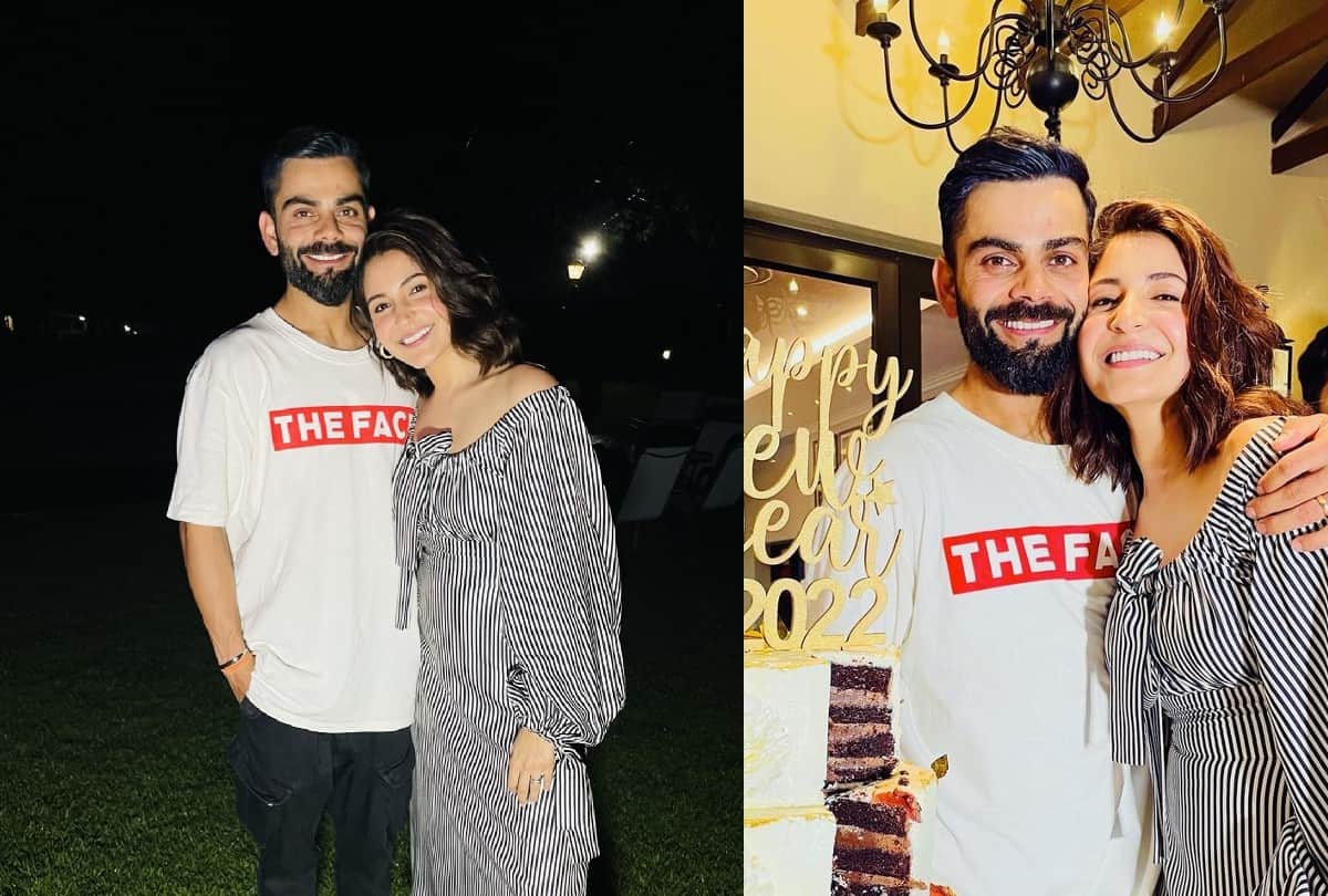 Virat Kohli celebrated new year with wife Anushka Sharma and teammates