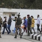 वैष्णो देवी यात्रा में बढ़ाई गई सुरक्षा।
