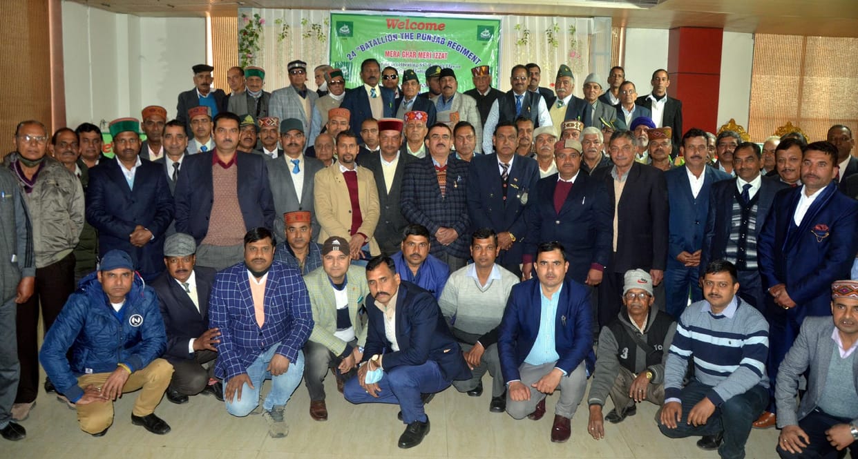 Ex-servicemen of 24 Punjab Regiment shared memories