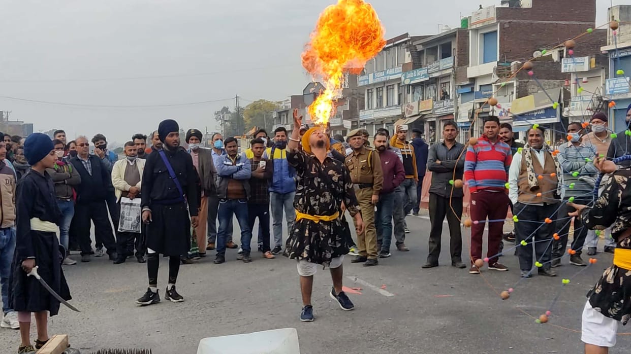 The chants of 'Jo Bole So Nihal' reverberated