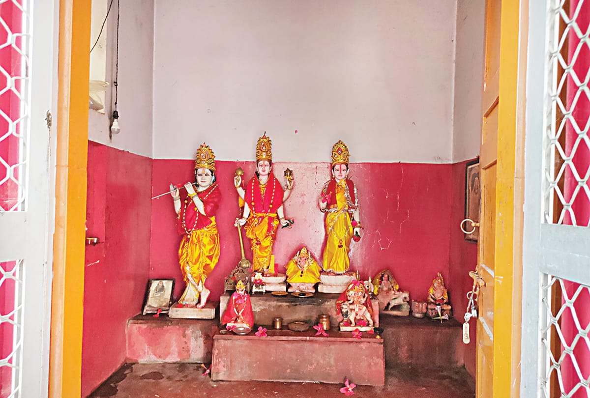राजेंद्र बाबू के आराध्य श्री कृष्ण की मूर्ति।