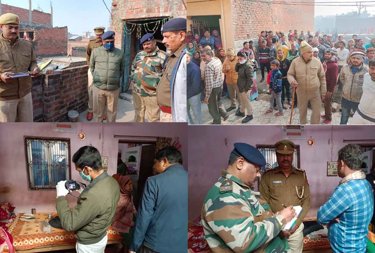 Fatehpur: robbed after killing a retired teacher with a brick head, crooks robbed 18 lakhs from three houses