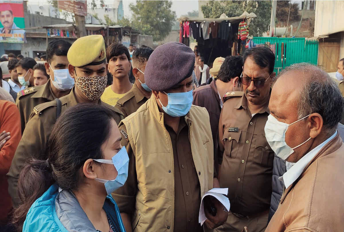 death of woman protesting for the demand for construction of drain in agra
