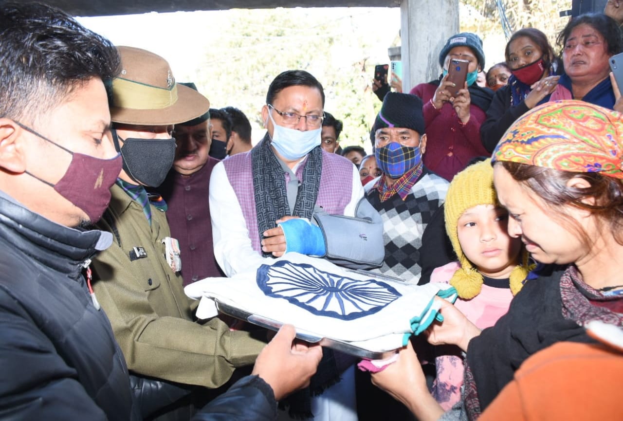 uttarakhand news: gorkha rifle jawan pradeep thapa martyr funeral today
