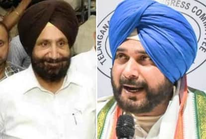 डिप्टी सीएम सुखजिंदर सिंह रंधावा व नवजोत सिंह सिद्धू।