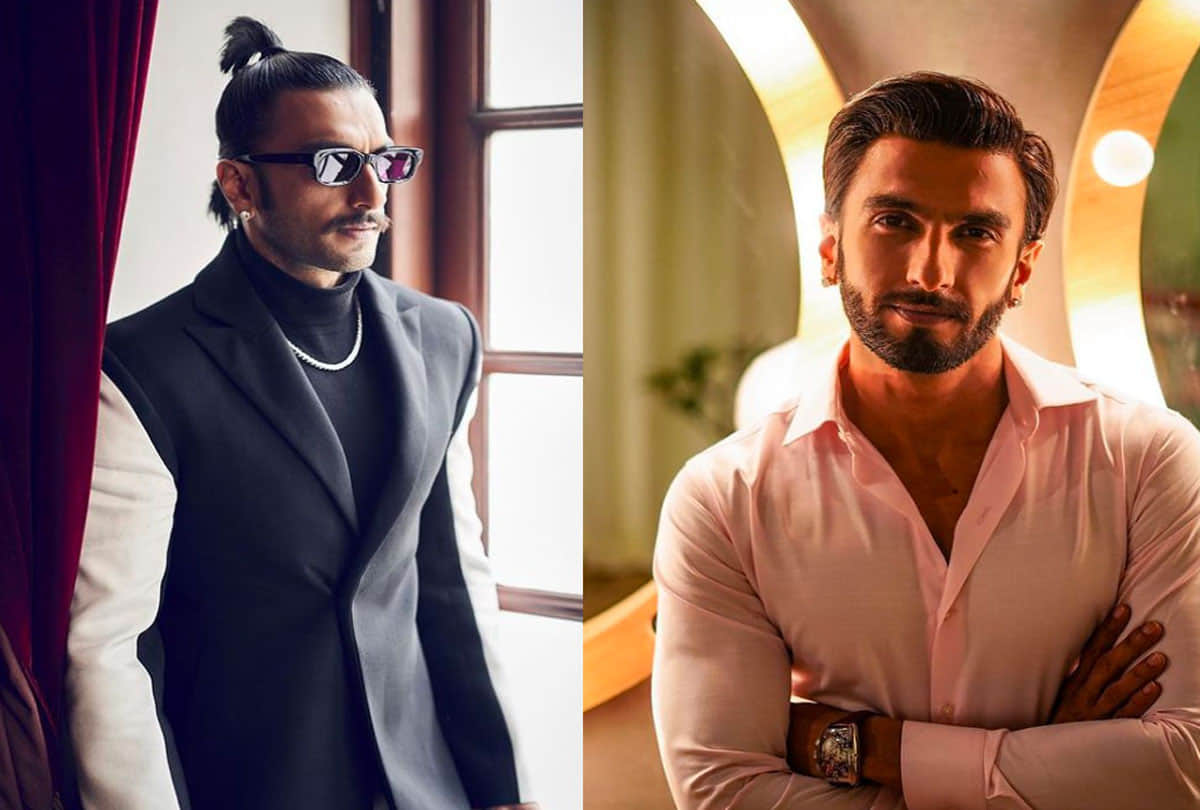 Social media: Fan made Ranveer Singh face with five different expressions on his back the surprised actor hugged him