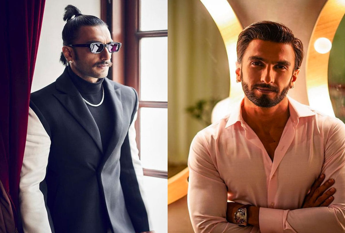 Social media: Fan made Ranveer Singh face with five different expressions on his back the surprised actor hugged him