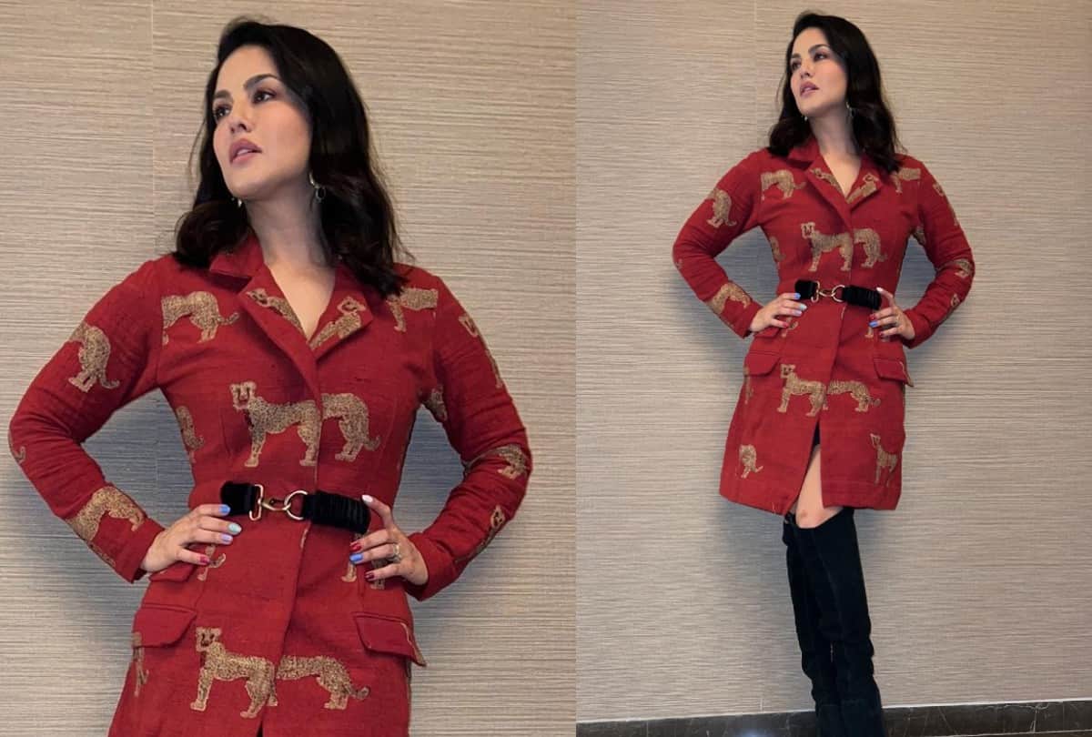 Sunny Leone Injured: Sunny Leone injured during shooting, show facial wounds by sharing video on instagram