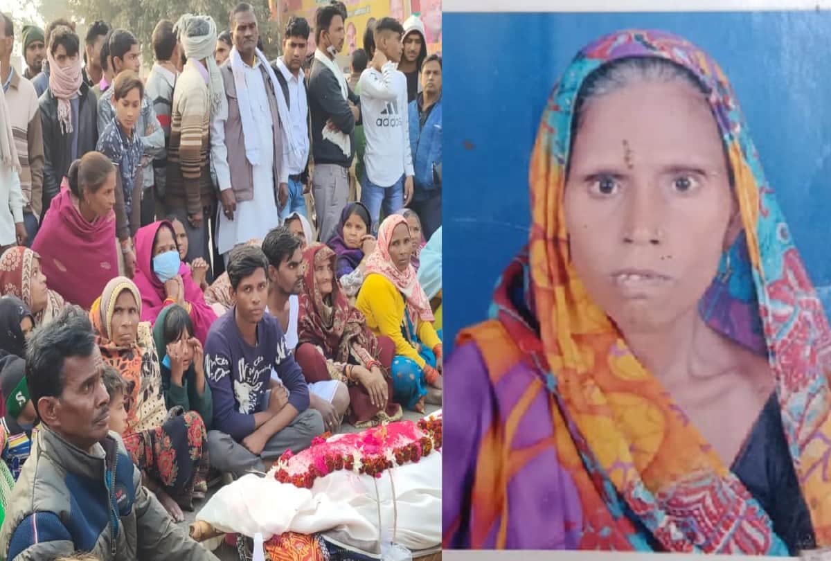 death of woman protesting for the demand for construction of drain in agra