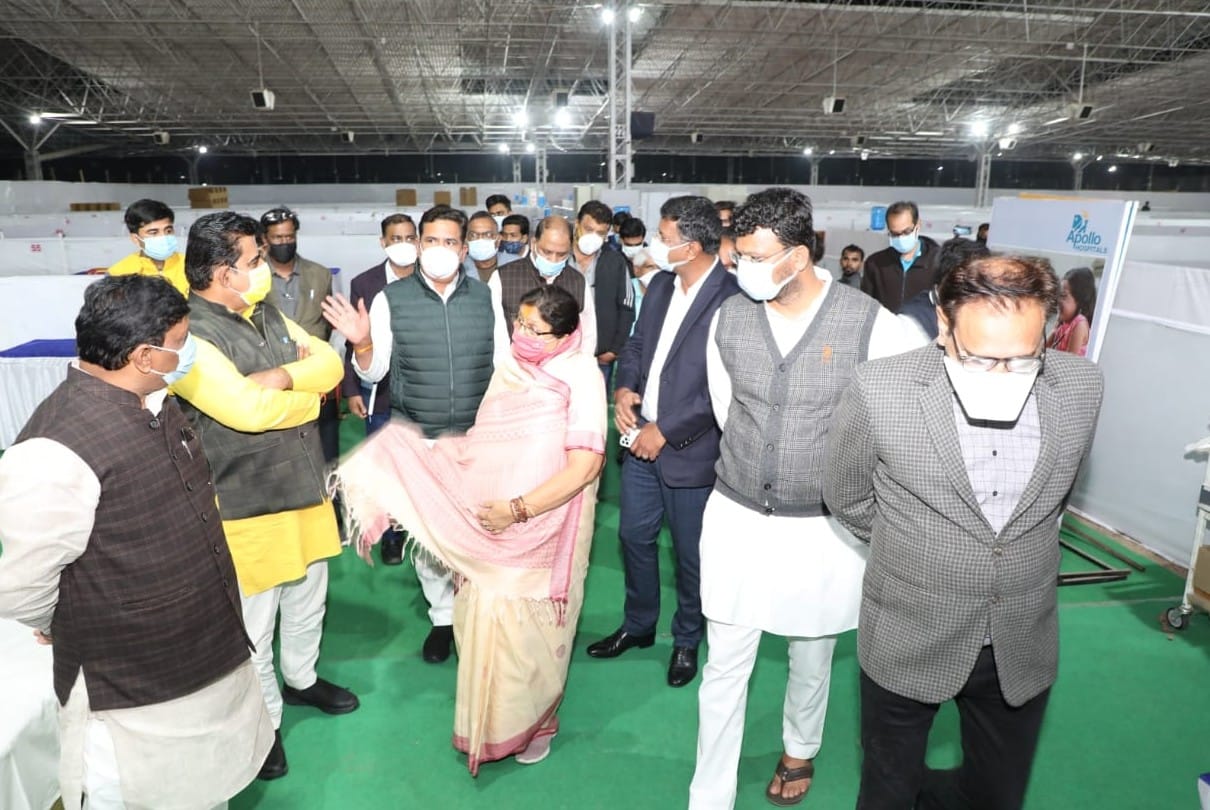 Madhya Pradesh: The country's second largest fully equipped covid care center has been built in Indore, will start with 650 beds