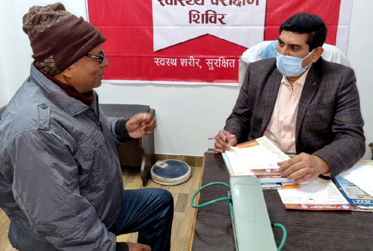 Free health check-up of 496 patients conducted in health camp organized by IMA and Amar Ujala Foundation