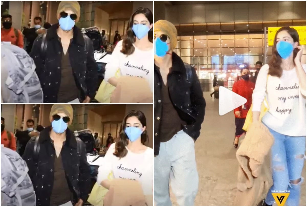 Ananya Panday Ishaan Khatter return to Mumbai after New Year vacay in Ranthambore