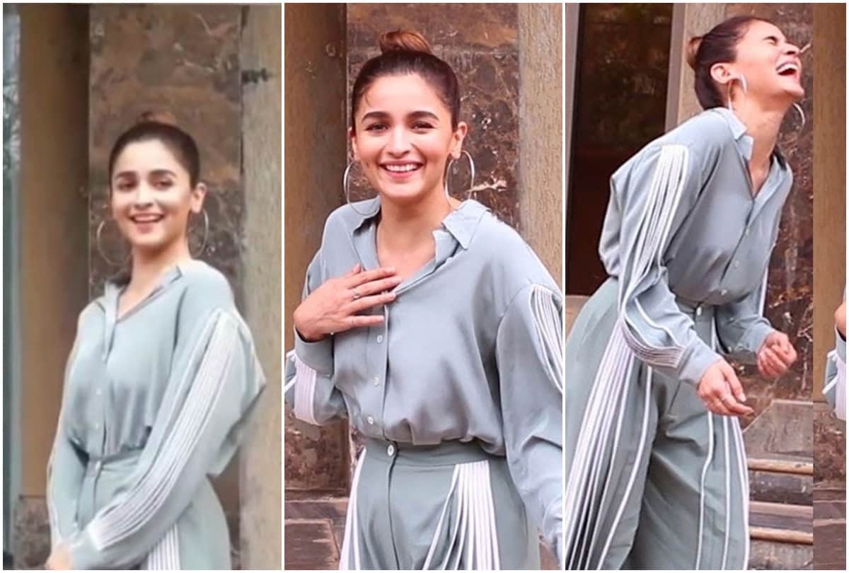 Social media: Alia Bhatt started laughing in front of paparazzi gets trolled for her fake laughter