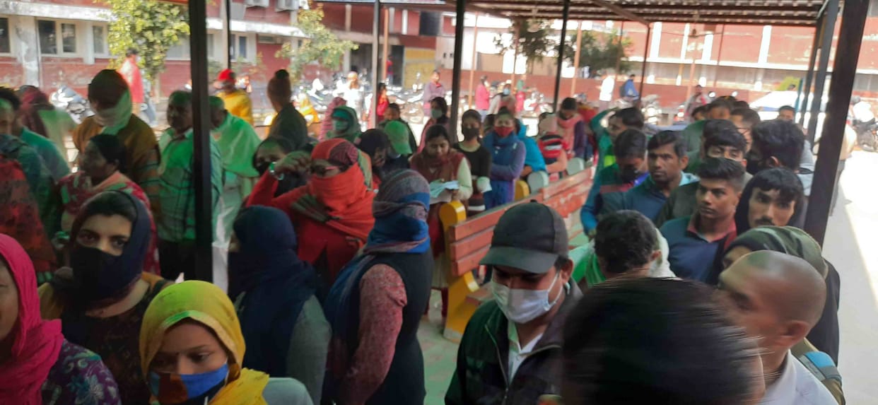 On the very first day 2807 adolescents in the age group of 15 to 18 years were vaccinated