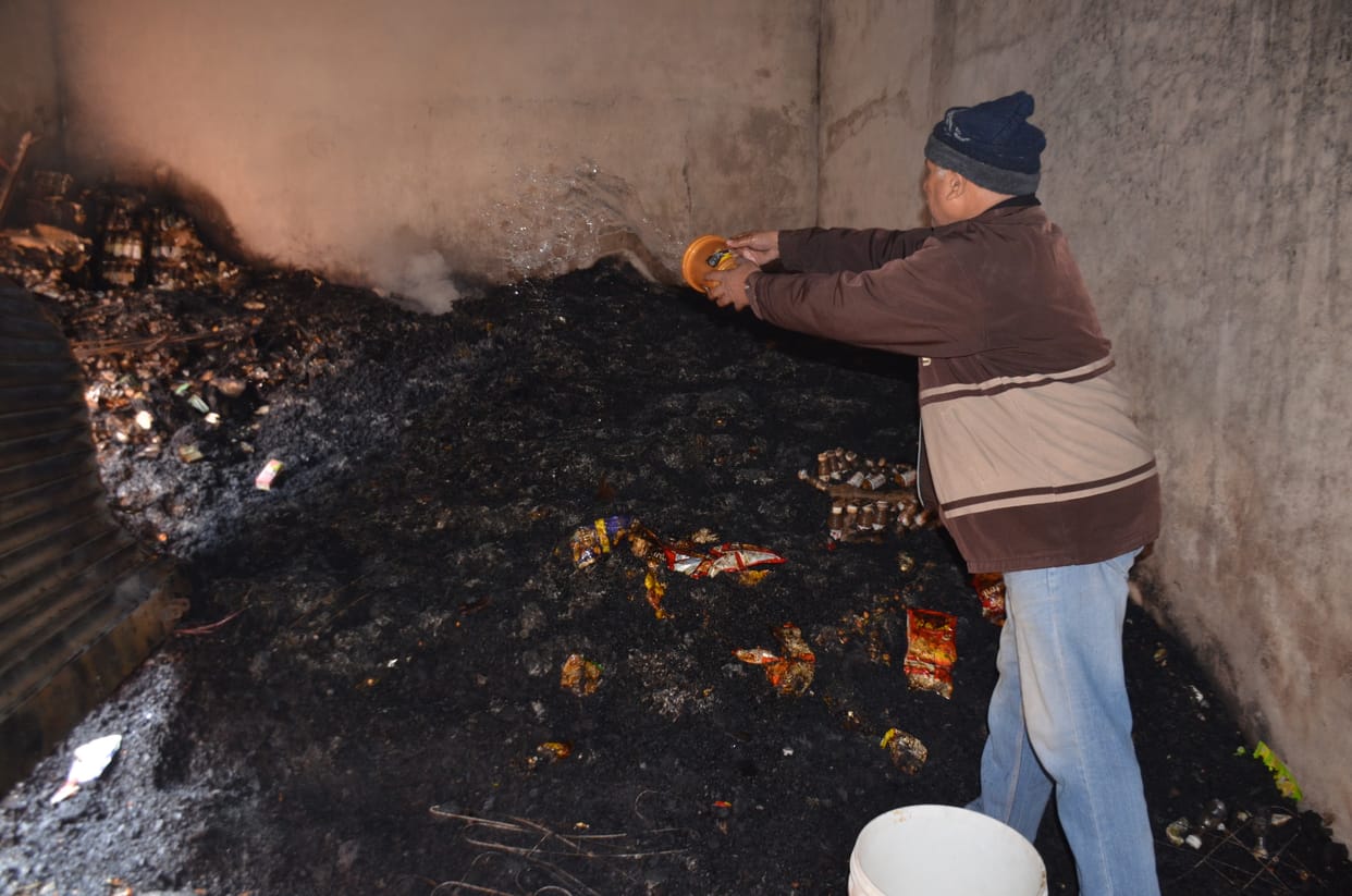 General Store was burnt to ashes due to sudden fire