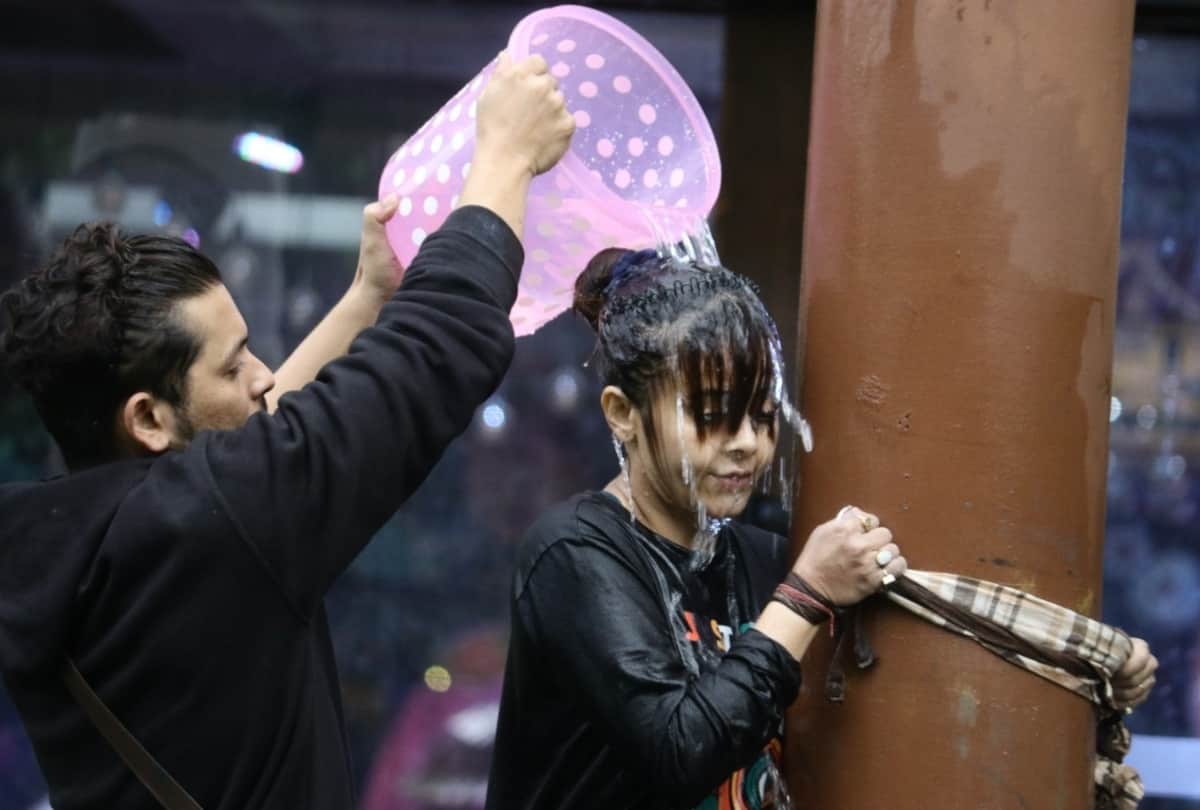 Bigg Boss 15  Abhijeet Bichukale loses cool throws bottle at Devoleena Bhattacharjee watch