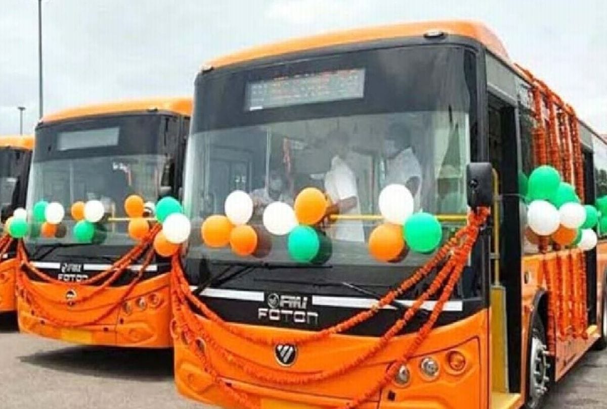 Electric buses will run on agra city roads from today