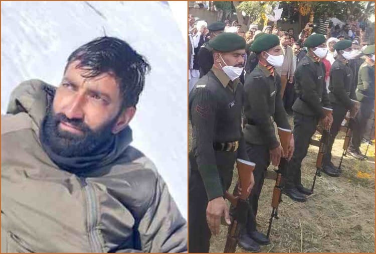 last rites of Martyr were performed with state honours in Jind of Haryana