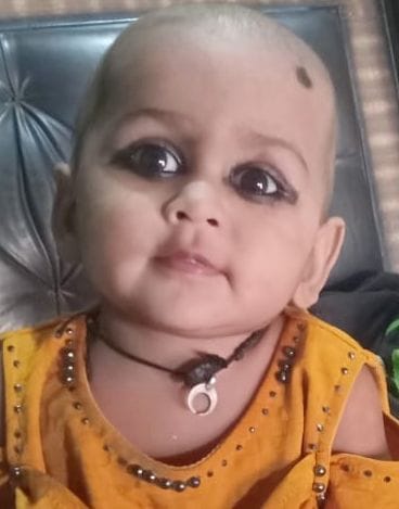School bus crushed a two-year-old girl, the driver was going to park the bus from village Gadhkheda in the school