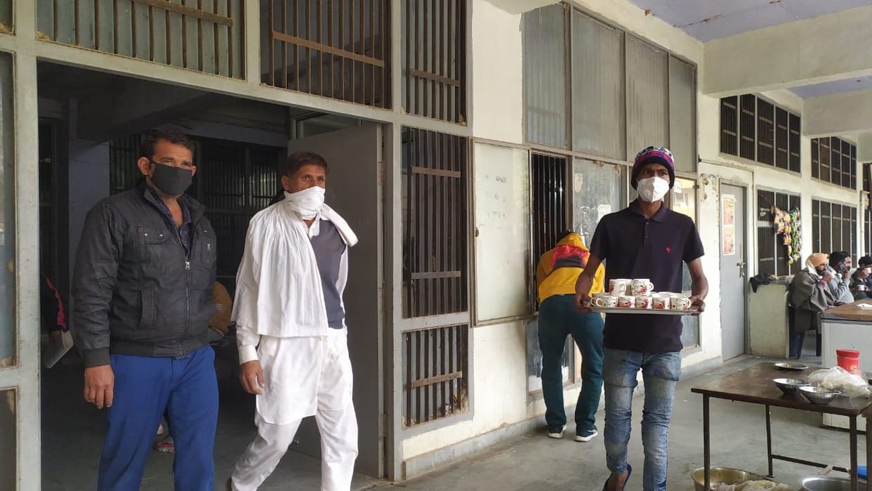 No entry without vaccination, checking at main gate, people entered through back door