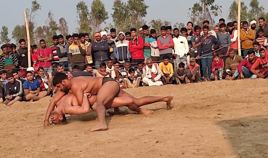 Wrestling final match was tied