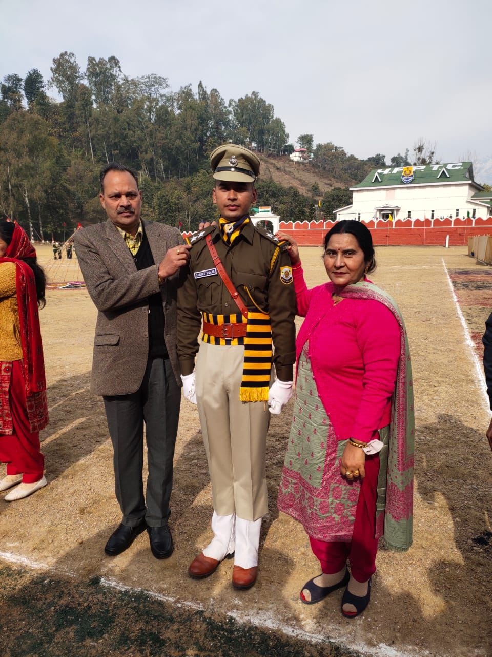 Sanjay Kumar of Hadautha of Chamba became the sub-inspector