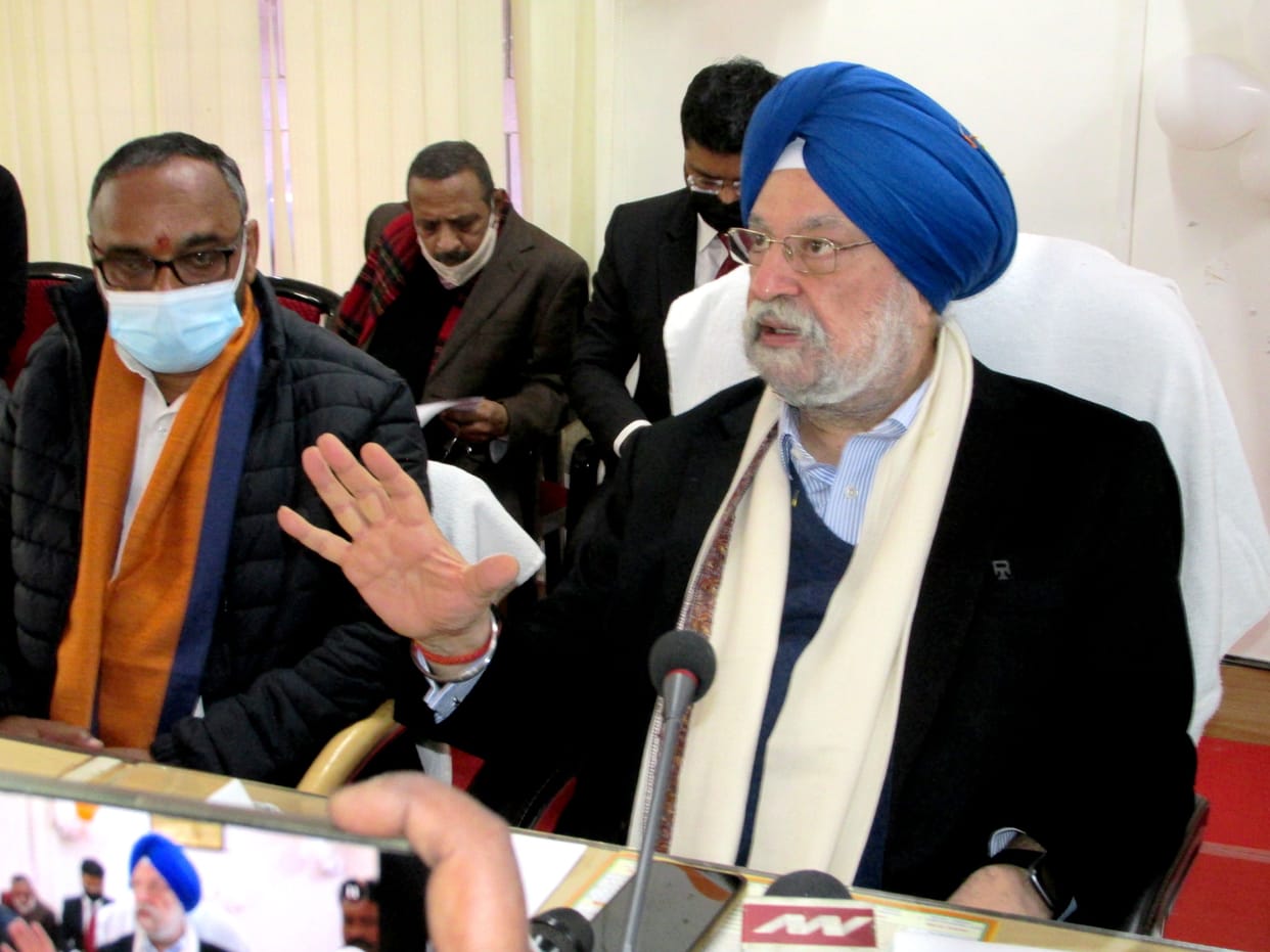 Union Minister Hardeep Singh Puri said, law and order in UP is better than Punjab