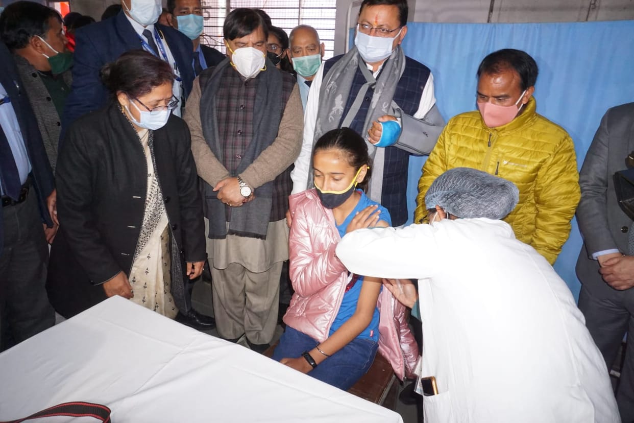 Covid-19 child vaccination : vaccinated starts from today in uttarakhand, see photos