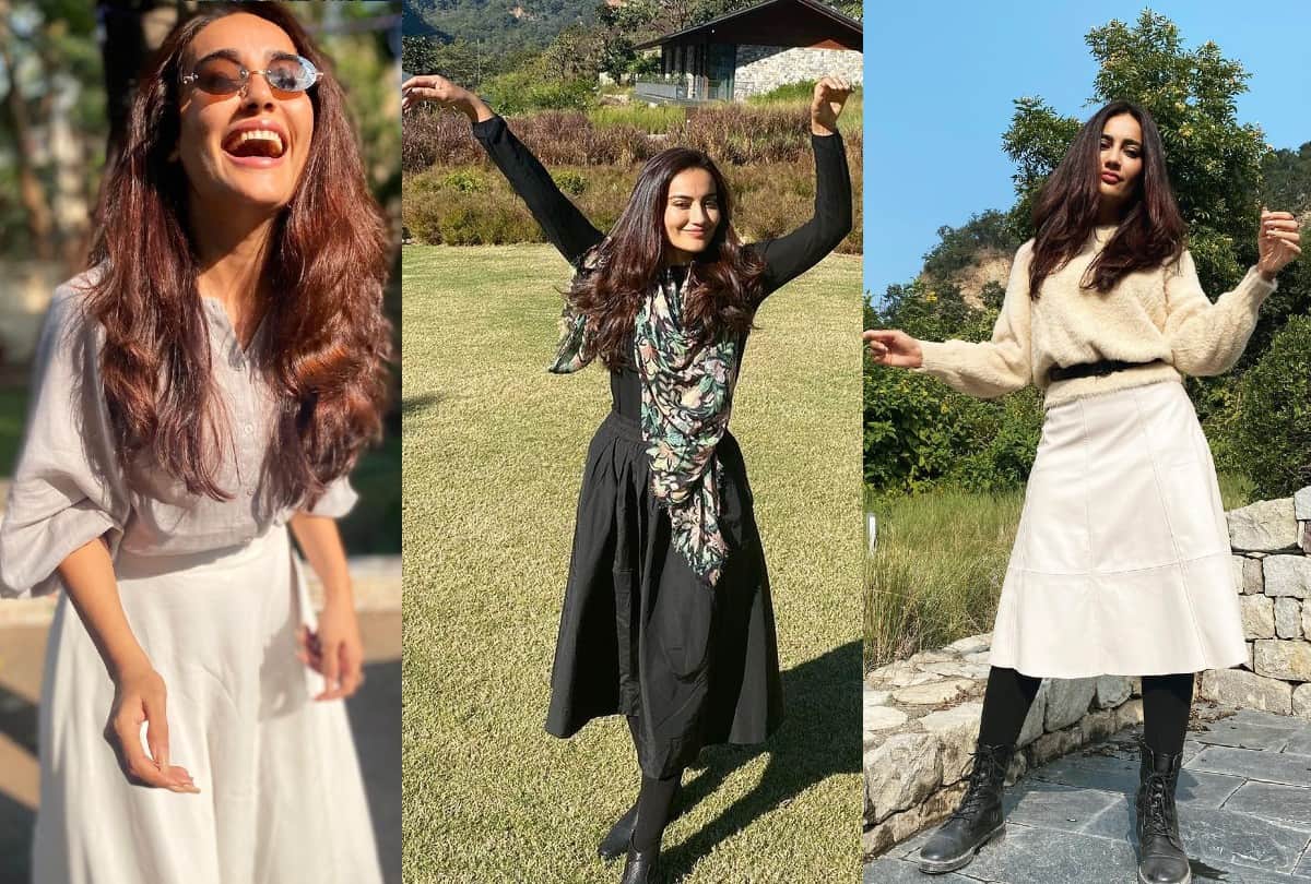 Actress Surbhi Jyoti fashion tips To Wear Skirt To look More Stylish and Attractive