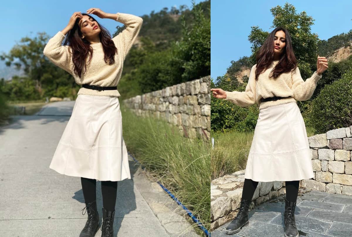 Actress Surbhi Jyoti fashion tips To Wear Skirt To look More Stylish and Attractive