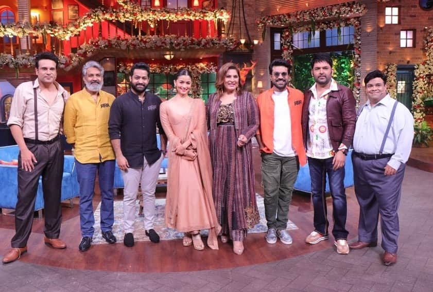 kapil sharma show trends twitter after jr ntr graces stage team rrr know the reason