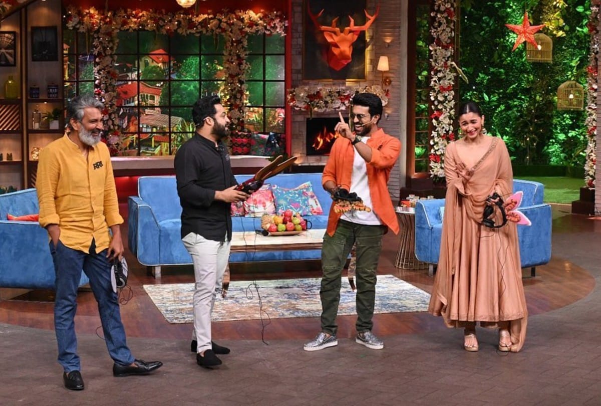 kapil sharma show trends twitter after jr ntr graces stage team rrr know the reason