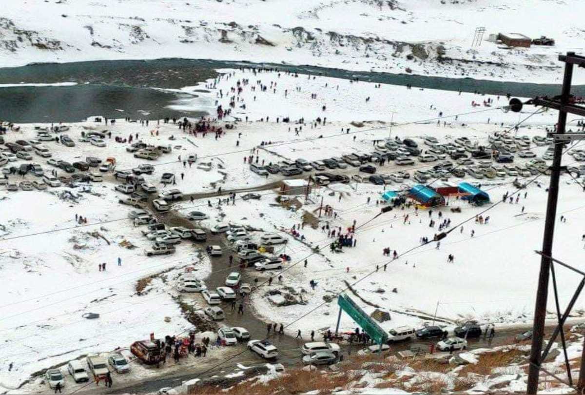 Tourism: A record 7515 vehicles moved from Atal Tunnel, tourists gathered in the North Portal